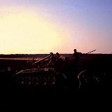 23 July 1967 - Fire Mission at Sunset at Quan Loi